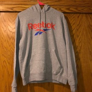 Grey Reebok hoodie
